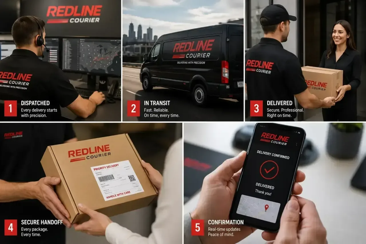 Red Line Courier same-day delivery in California