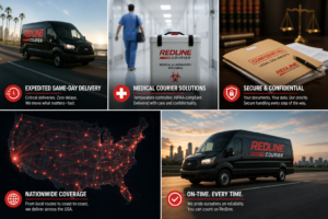 Ontario courier service delivery driver