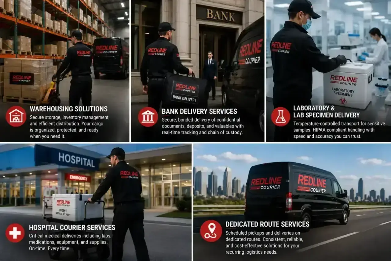 Red Line Courier same-day delivery in California